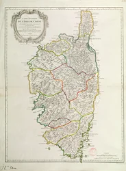 Korsikan kartta